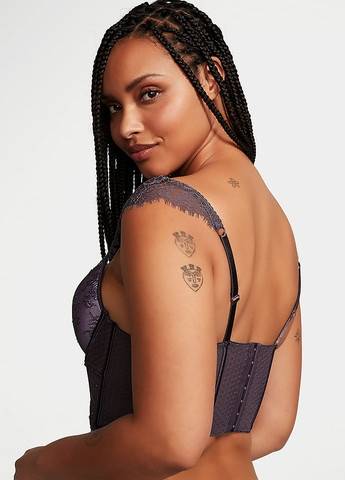 Фіолетовий демісезонний комплект (бюстгальтер, трусики) Victoria's Secret