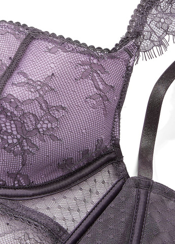 Фіолетовий демісезонний комплект (бюстгальтер, трусики) Victoria's Secret