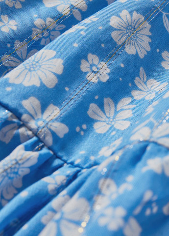 Синяя кэжуал цветочной расцветки юбка C&A клешированная