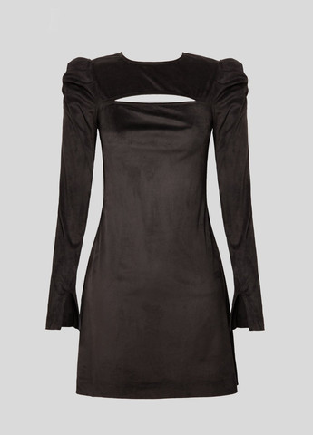 Черное вечернее, кэжуал платье Gepur однотонное