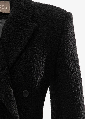 Чорне Діловий, Кежуал напівпальто двобортне Gepur однотонне