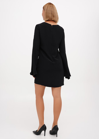 Чорна кежуал сукня а-силует Sassofono однотонна