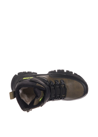 Темно-зеленые кэжуал зимние ботинки Clibee