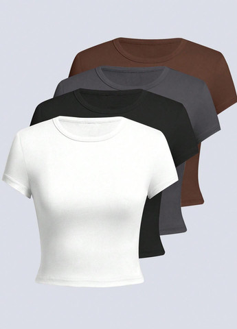 Футболка (4 шт.) SHEIN - (344466273)