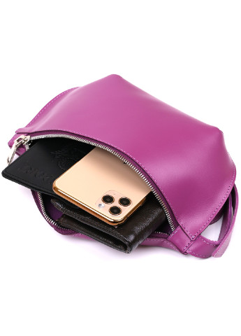 Женская кожаная бананка 23х13х5 см Shvigel (253490512)