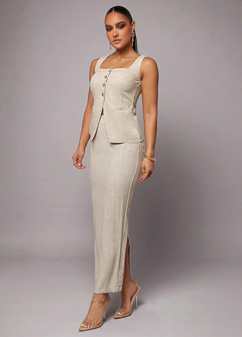 Костюм (жилет, юбка) SHEIN (342068160)