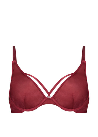 Вишневий бюстгальтер Hunkemoller з кісточками поліамід