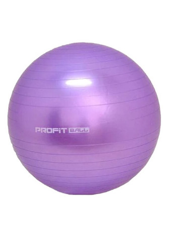 М'яч для фітнесу Profit Ball 65 см фіолетовий (фітбол, гімнастичний м'яч для вагітних) PB-65-V EasyFit (243205432)
