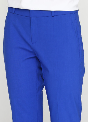 Синие кэжуал демисезонные прямые брюки Banana Republic
