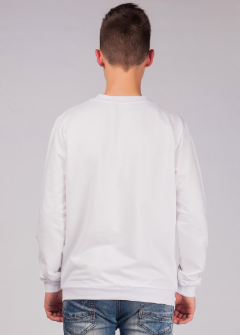 Білий світшот Malta однотонний (162061884)