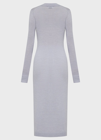Серое кэжуал платье платье-свитер Calvin Klein меланжевое