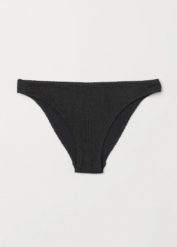 Черные купальные трусики-плавки однотонные H&M