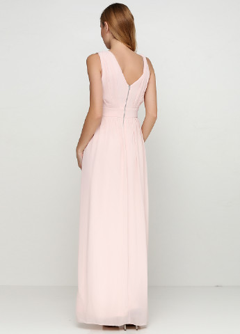 Бледно-розовое вечернее платье Tfnc однотонное