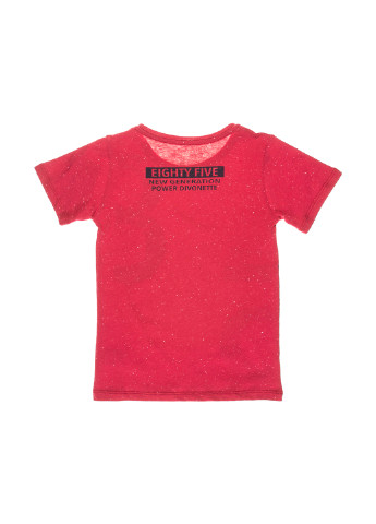 Бордовая летняя футболка с коротким рукавом Divonette