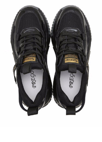 Черные демисезонные кроссовки Prego