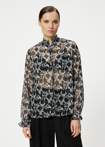 Комбинированная блуза KOTON