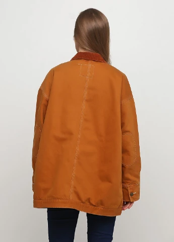 Коричневая демисезонная куртка Monki