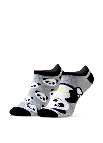 Шкарпетки Sesto Senso панди сірі повсякденні