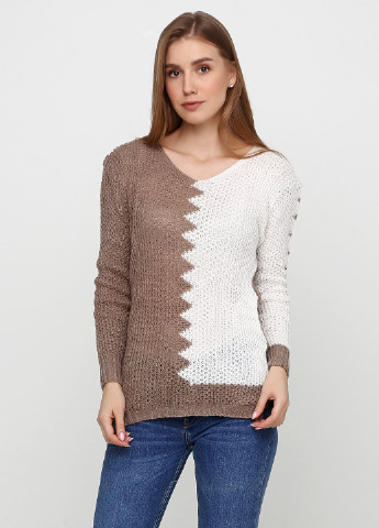 Бежевий демісезонний пуловер пуловер Massimo