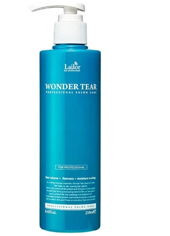 Зволожуюча маска-бальзам для волосся з протеїнами шовку Wonder Tear 250 мл LADOR (248671095)