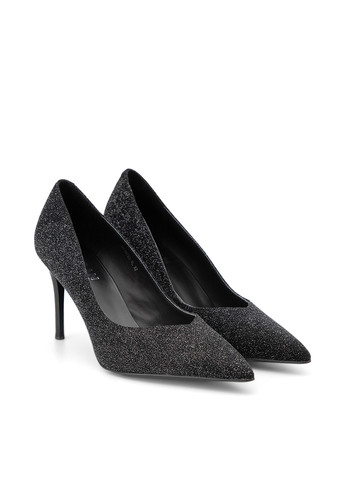 Respect Туфлі туфлі-човники чорний з натуральний велюр, україна — демісезон (306619544)