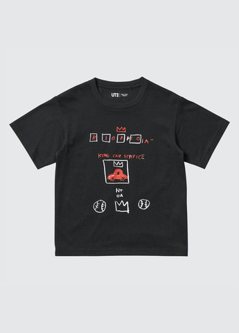 Чорна демісезонна футболка Uniqlo