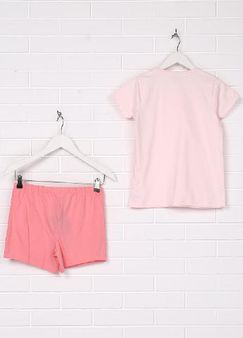 Розовая всесезон пижама (футболка, шорты) Primark