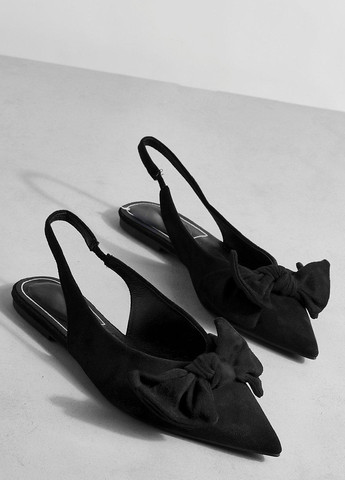 Stephan Туфлі слінгбекі чорний з штучна замша, китай — літо (340268842)