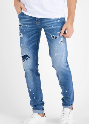 Синие демисезонные джинсы Dsquared2