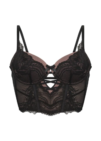 Чорний бюстгальтер Hunkemoller з кісточками поліамід, мереживо