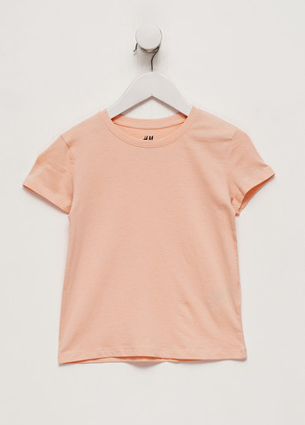 Персикова літня футболка H&M