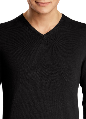 Чорний демісезонний пуловер пуловер Oodji