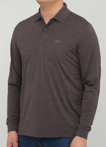 Темно-коричневая футболка-поло для мужчин Greg Norman меланжевая
