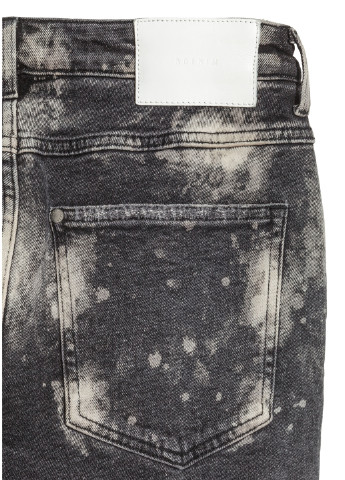 Комбинированные демисезонные со средней талией джинсы H&M