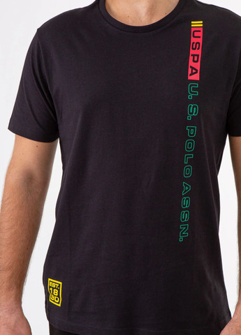 Чорна футболка U.S. Polo Assn.