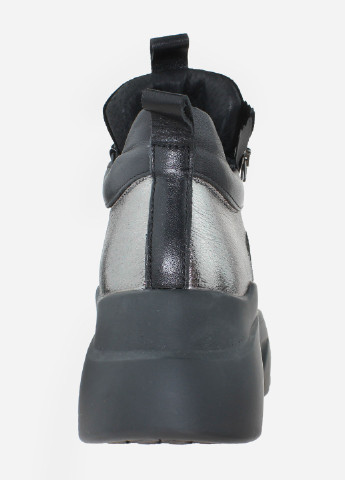 Зимние ботинки rsk-725 черный-никель Sothby's из натуральной замши