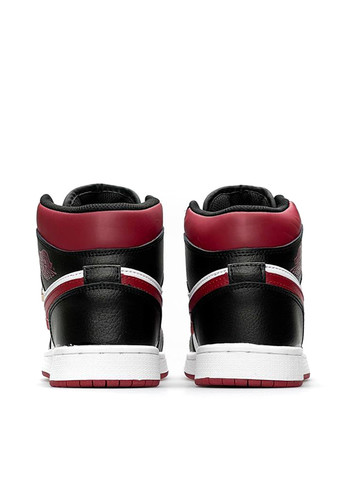 Цветные всесезонные кроссовки Nike Air Jordan High Black Wine White