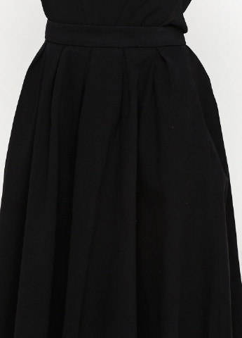 Черная кэжуал однотонная юбка Twin-Set колокол