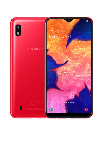 Смартфон Galaxy A10 2 / 32GB Red (SM-A105FZRGSEK) Samsung Galaxy A10 2/32GB Red (SM-A105FZRGSEK) червоний