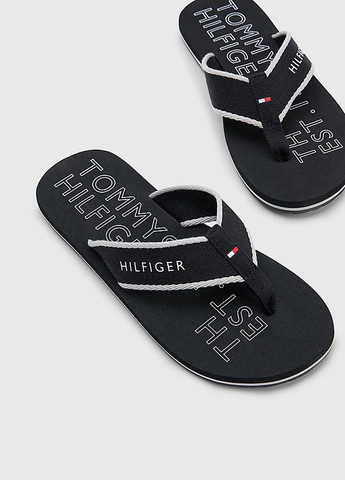 Черно-белые кэжуал вьетнамки Tommy Hilfiger