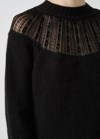 Черный зимний свитер KOTON