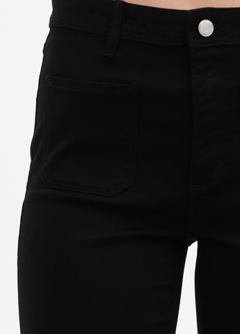 Черные кэжуал демисезонные клеш брюки S.Oliver