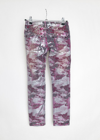 Розово-лиловые джинсовые демисезонные зауженные брюки Custo Barcelona