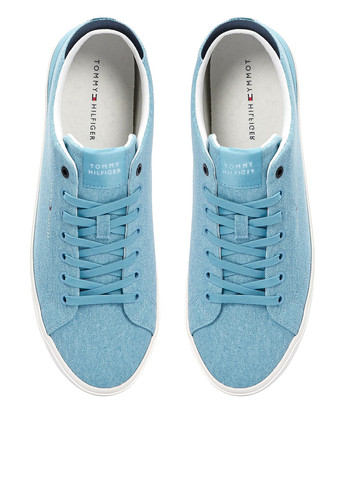 Голубые кеды Tommy Hilfiger