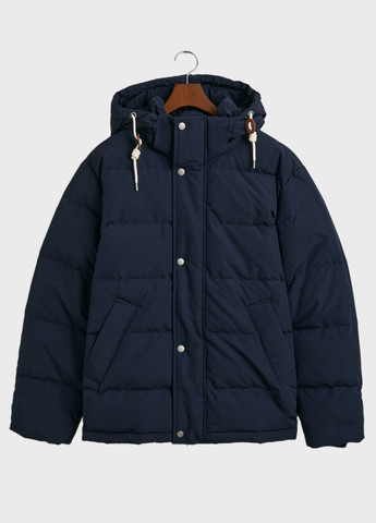 Темно-синий зимний Пуховик Gant