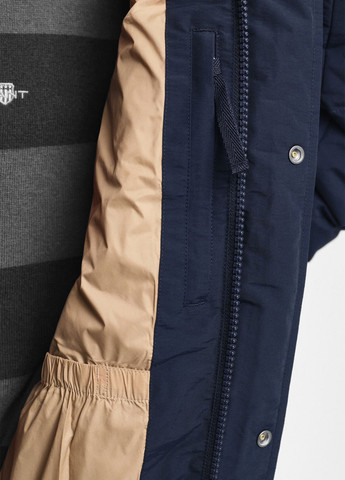 Темно-синий зимний Пуховик Gant