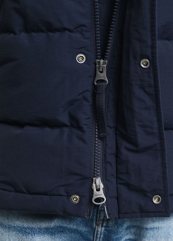 Темно-синий зимний Пуховик Gant