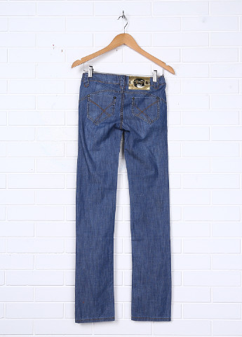 Голубые демисезонные джинсы Zerwe