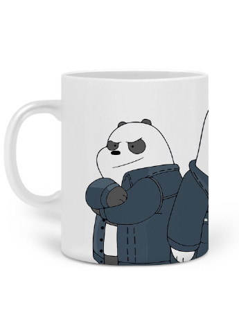 Кружка Вся правда про ведмедів (We Bare Bears) 330 мл горнятко керамічне (20259-2895) MobiPrint (224806235)