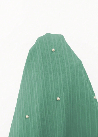 М'ятна коктейльна, кежуал сукня а-силует SHEIN однотонна